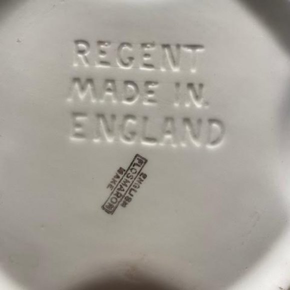 Antique Porcelain Biscuit Barrel, Regent, Made in England Flosmaron Make - Picture 5 of 5